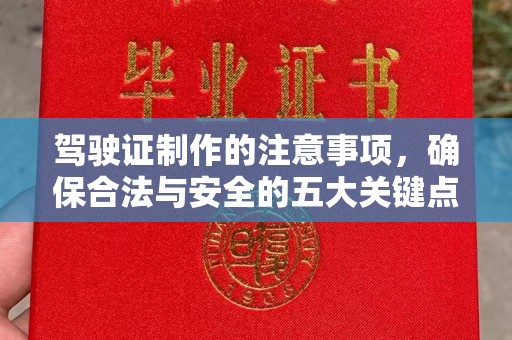 新林驾驶证制作的注意事项，确保合法与安全的五大关键点