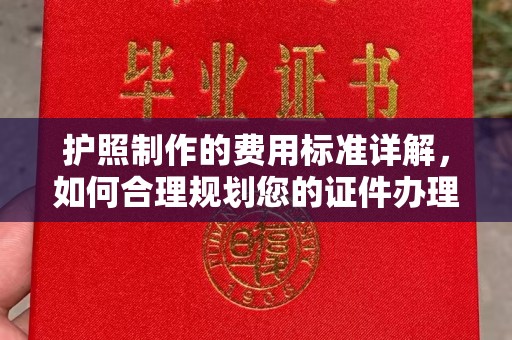 沂南护照制作的费用标准详解，如何合理规划您的证件办理预算