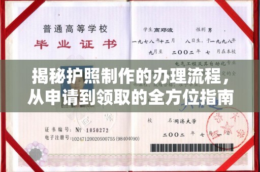 湟源揭秘护照制作的办理流程，从申请到领取的全方位指南