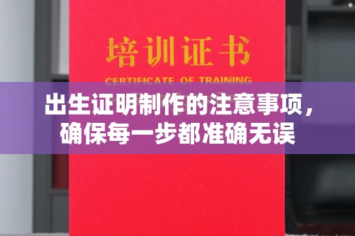 普陀出生证明制作的注意事项，确保每一步都准确无误