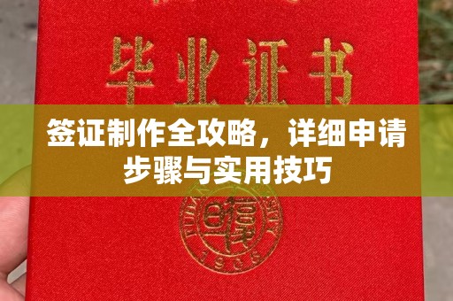 徐州签证制作全攻略，详细申请步骤与实用技巧